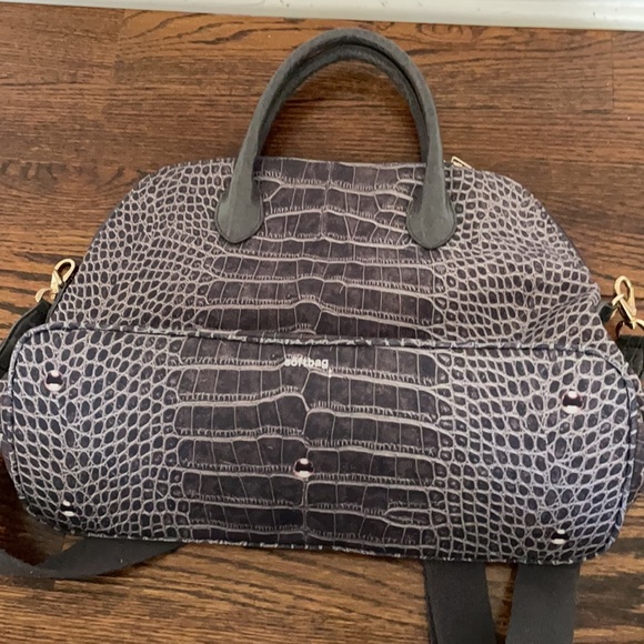 Fabric leather print bag - Picture 2 of 3